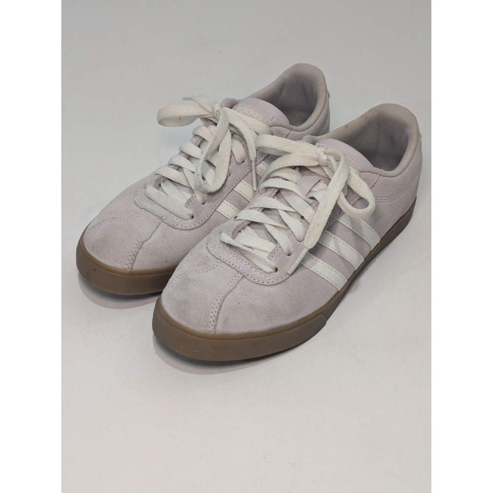 adidas Women's Courtset Suede Sneaker with OrthoLite Sockliner, 6.5